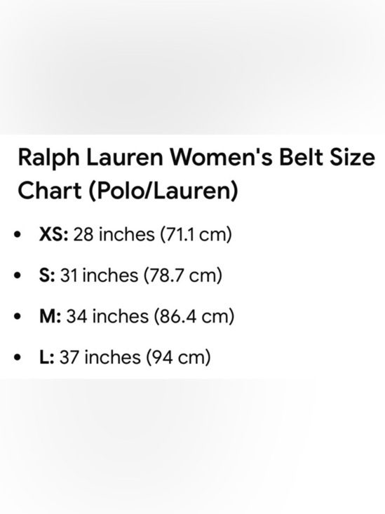 Ralph Lauren RL 67 Women’s Black Leather Belt Gold Tone Stirrup Buckle Large main image 10